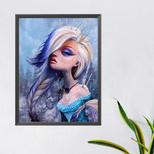 Load image into Gallery viewer, Diamond Painting - Full Round - Purple hair (40*50CM)