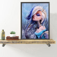 Load image into Gallery viewer, Diamond Painting - Full Round - Purple hair (40*50CM)