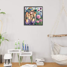 Load image into Gallery viewer, Diamond Painting - Partial Special Shaped - Flower beauty (30*30CM)