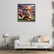 Load image into Gallery viewer, Diamond Painting - Full Round - Cleveland Browns football (30*30CM)