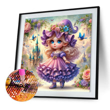 Load image into Gallery viewer, Diamond Painting - Full Round - Princess girl (30*30CM)