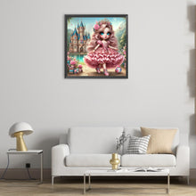 Load image into Gallery viewer, Diamond Painting - Full Round - Princess girl (30*30CM)