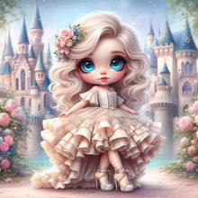 Load image into Gallery viewer, Diamond Painting - Full Round - Princess girl (30*30CM)