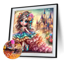 Load image into Gallery viewer, Diamond Painting - Full Round - Princess girl (30*30CM)