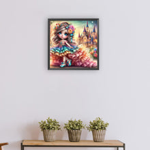 Load image into Gallery viewer, Diamond Painting - Full Round - Princess girl (30*30CM)