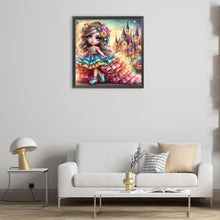 Load image into Gallery viewer, Diamond Painting - Full Round - Princess girl (30*30CM)