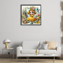 Load image into Gallery viewer, Diamond Painting - Full Round - Princess girl (30*30CM)