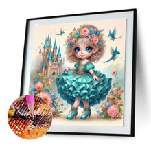 Load image into Gallery viewer, Diamond Painting - Full Round - Princess girl (30*30CM)
