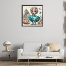 Load image into Gallery viewer, Diamond Painting - Full Round - Princess girl (30*30CM)