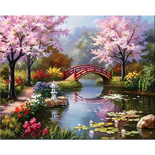 Load image into Gallery viewer, 6pcs Round Diamond Painting Set - Beautiful scenery (40*30CM)