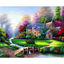 Load image into Gallery viewer, 6pcs Round Diamond Painting Set - Beautiful scenery (40*30CM)