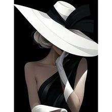 Load image into Gallery viewer, Diamond Painting - Full Round - Top hat beauty (30*40CM)
