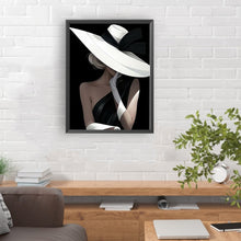 Load image into Gallery viewer, Diamond Painting - Full Round - Top hat beauty (30*40CM)