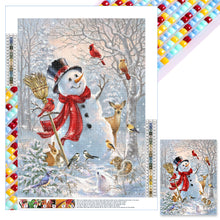 Load image into Gallery viewer, Diamond Painting - Full Square - Snowman (30*40CM)