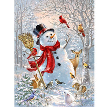 Load image into Gallery viewer, Diamond Painting - Full Square - Snowman (30*40CM)