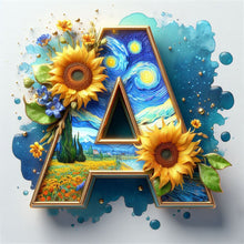 Load image into Gallery viewer, AB Diamond Painting - Full Square - Van Gogh letters (30*30CM)