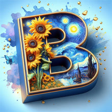 Load image into Gallery viewer, AB Diamond Painting - Full Square - Van Gogh letters (30*30CM)