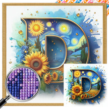 Load image into Gallery viewer, AB Diamond Painting - Full Square - Van Gogh letters (30*30CM)