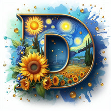 Load image into Gallery viewer, AB Diamond Painting - Full Square - Van Gogh letters (30*30CM)