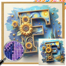 Load image into Gallery viewer, AB Diamond Painting - Full Square - Van Gogh letters (30*30CM)