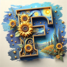 Load image into Gallery viewer, AB Diamond Painting - Full Square - Van Gogh letters (30*30CM)
