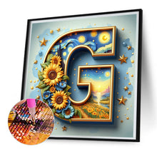 Load image into Gallery viewer, AB Diamond Painting - Full Square - Van Gogh letters (30*30CM)