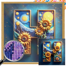 Load image into Gallery viewer, AB Diamond Painting - Full Square - Van Gogh letters (30*30CM)