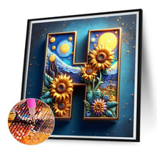 Load image into Gallery viewer, AB Diamond Painting - Full Square - Van Gogh letters (30*30CM)