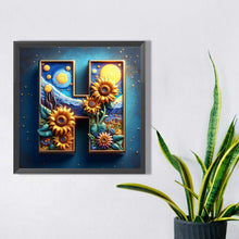 Load image into Gallery viewer, AB Diamond Painting - Full Square - Van Gogh letters (30*30CM)