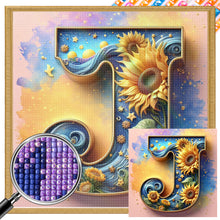 Load image into Gallery viewer, AB Diamond Painting - Full Square - Van Gogh letters (30*30CM)