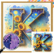 Load image into Gallery viewer, AB Diamond Painting - Full Square - Van Gogh letters (30*30CM)