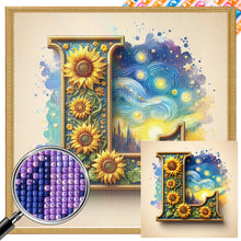 Load image into Gallery viewer, AB Diamond Painting - Full Square - Van Gogh letters (30*30CM)