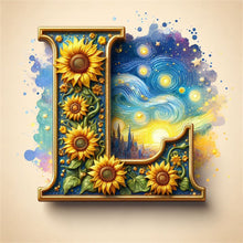 Load image into Gallery viewer, AB Diamond Painting - Full Square - Van Gogh letters (30*30CM)