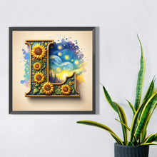 Load image into Gallery viewer, AB Diamond Painting - Full Square - Van Gogh letters (30*30CM)