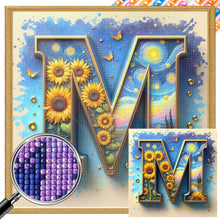 Load image into Gallery viewer, AB Diamond Painting - Full Square - Van Gogh letters (30*30CM)