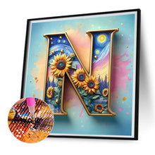 Load image into Gallery viewer, AB Diamond Painting - Full Square - Van Gogh letters (30*30CM)