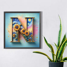 Load image into Gallery viewer, AB Diamond Painting - Full Square - Van Gogh letters (30*30CM)