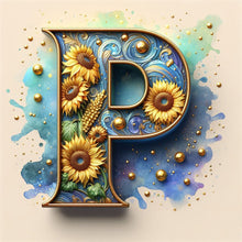 Load image into Gallery viewer, AB Diamond Painting - Full Square - Van Gogh letters (30*30CM)