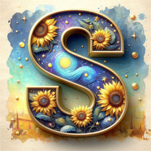 Load image into Gallery viewer, AB Diamond Painting - Full Square - Van Gogh letters (30*30CM)