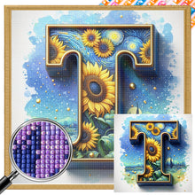 Load image into Gallery viewer, AB Diamond Painting - Full Square - Van Gogh letters (30*30CM)
