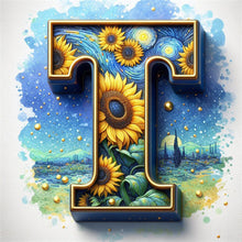 Load image into Gallery viewer, AB Diamond Painting - Full Square - Van Gogh letters (30*30CM)