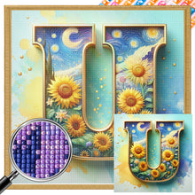 Load image into Gallery viewer, AB Diamond Painting - Full Square - Van Gogh letters (30*30CM)