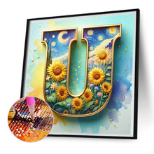 Load image into Gallery viewer, AB Diamond Painting - Full Square - Van Gogh letters (30*30CM)
