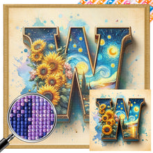 Load image into Gallery viewer, AB Diamond Painting - Full Square - Van Gogh letters (30*30CM)