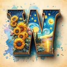 Load image into Gallery viewer, AB Diamond Painting - Full Square - Van Gogh letters (30*30CM)
