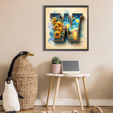 Load image into Gallery viewer, AB Diamond Painting - Full Square - Van Gogh letters (30*30CM)
