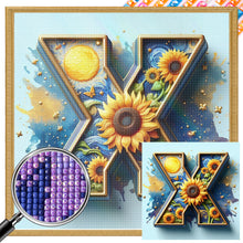 Load image into Gallery viewer, AB Diamond Painting - Full Square - Van Gogh letters (30*30CM)