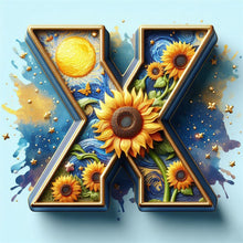 Load image into Gallery viewer, AB Diamond Painting - Full Square - Van Gogh letters (30*30CM)