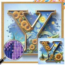 Load image into Gallery viewer, AB Diamond Painting - Full Square - Van Gogh letters (30*30CM)