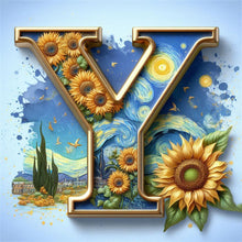 Load image into Gallery viewer, AB Diamond Painting - Full Square - Van Gogh letters (30*30CM)